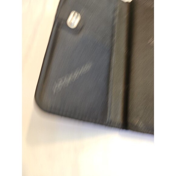 Vera Bradley Black Quilted Trifold Wallet Snap Closure 7" x 5" - Picture 6 of 9